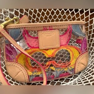 Clear Pink Multicolor Women’s Tote Bag